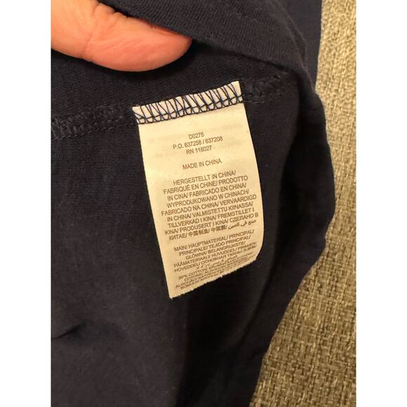 Mini Boden Navy Dress with Colorful Trim - Picture 4 of 7